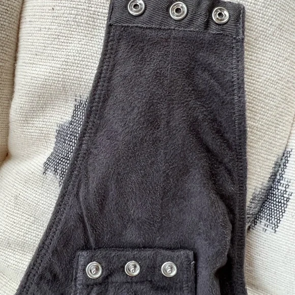 Alexander Wang Bodysuit Lace Up Bodysuit Charcoal Size 8 - Picture 14 of 15